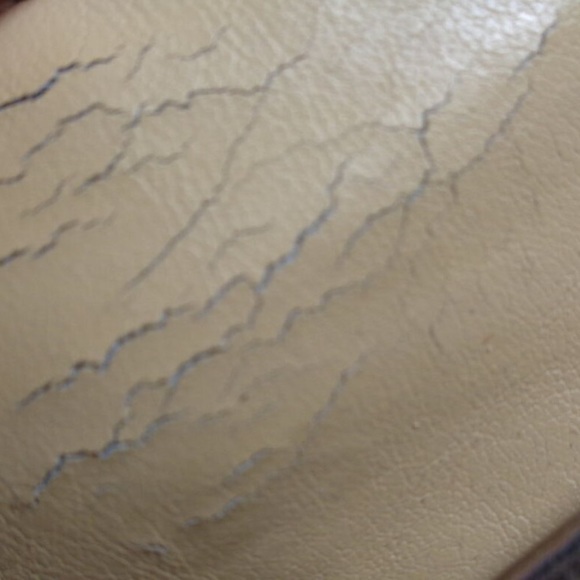 Nine West New CelebM Platform pumps 9.5 M Gold Leather burlesque pinup - Picture 7 of 7